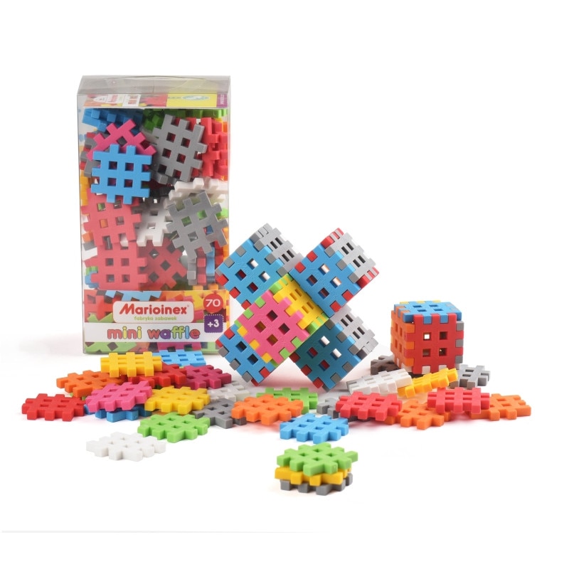 Set de constructie Mario-Inex, Mini Waffle, 70 elemente