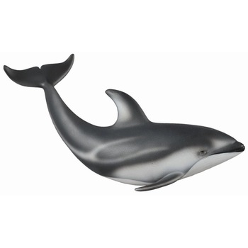 Figurina Delfin de Pacific cu lateralele albe M Collecta Figurina Delfin de Pacific cu lateralele albe M Collecta