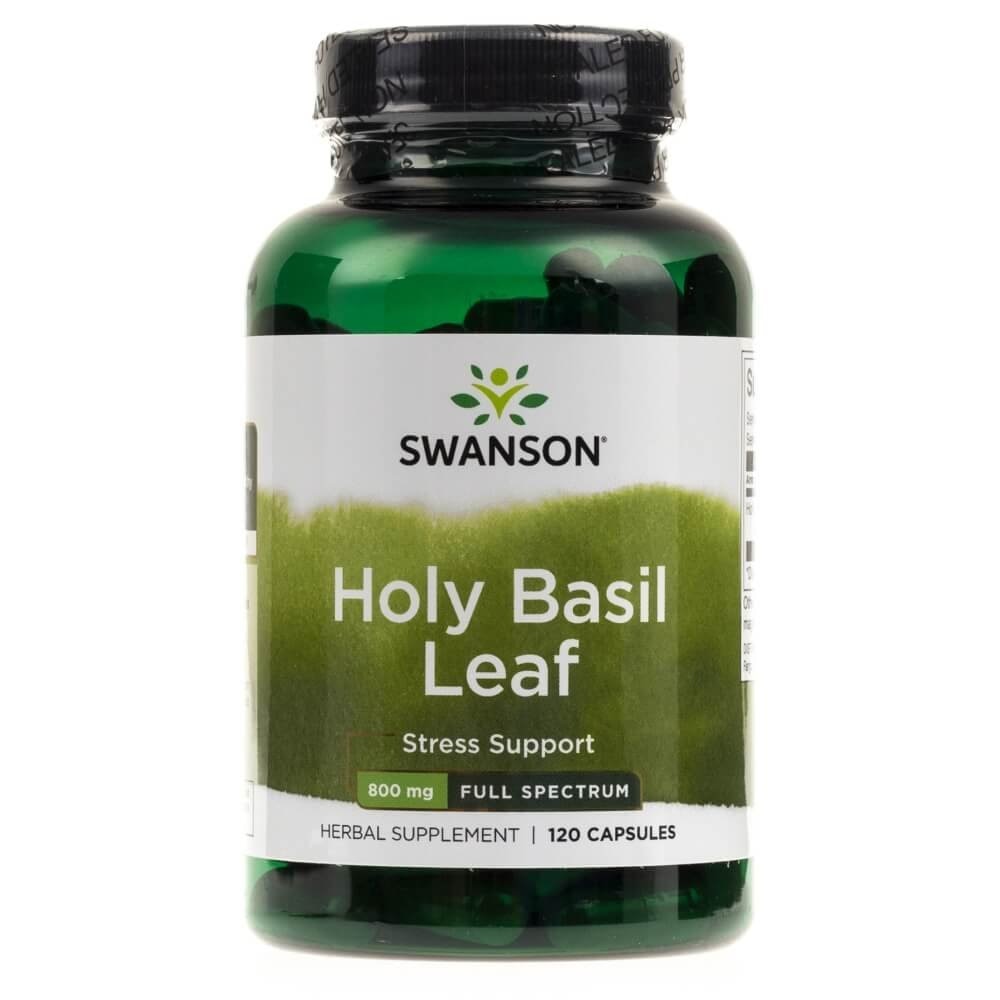 Supliment alimentar Swanson Holy Basil Leaf, 400 mg, 120 capsule