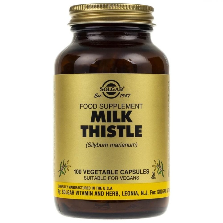 Supliment alimentar Solgar Milk Thistle, 100 de capsule
