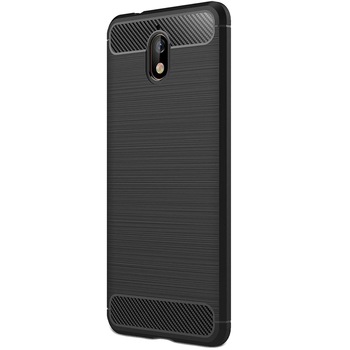 Husa Nokia 3.1 / 2018 - Silicon Tpu Carbon Fibre Brushed - negru Husa Nokia 3.1 / 2018 - Silicon Tpu Carbon Fibre Brushed - negru