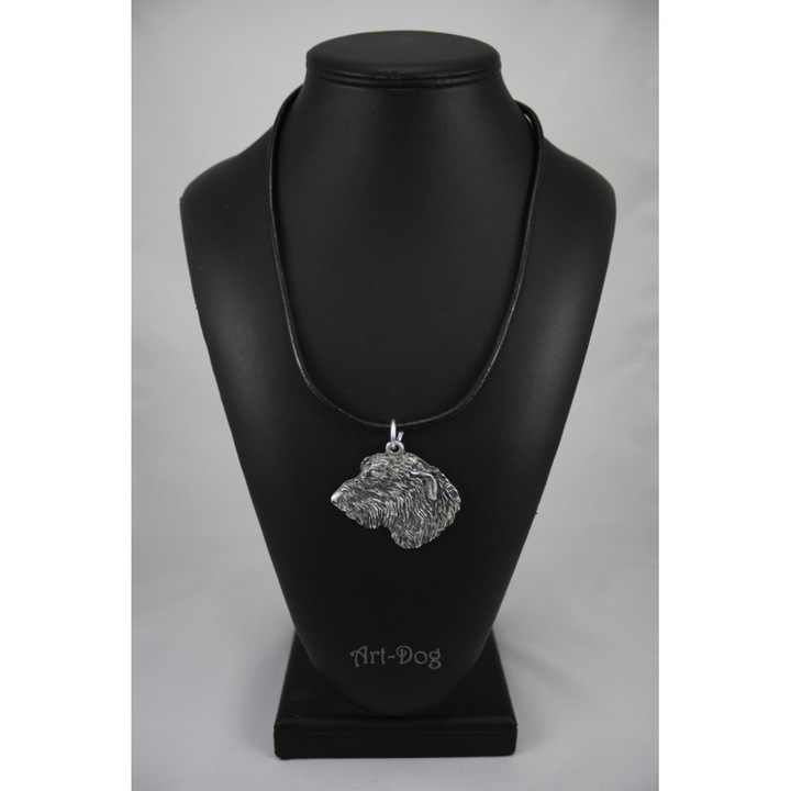 Colier Art-Dog, Irish Wolfhound, Aliaj, 50cm, Argintiu