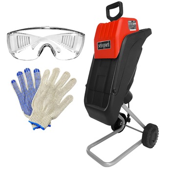 Tocator pentru resturi vegetale, Scheppach GS 45, putere 2400 W, 2 cutite, diametru max. 45mm + Cadou ochelari protectie + manusi protectie AgroPro Tocator pentru resturi vegetale, Scheppach GS 45, putere 2400 W, 2 cutite, diametru max. 45mm + Cadou ochelari protectie + manusi protectie AgroPro