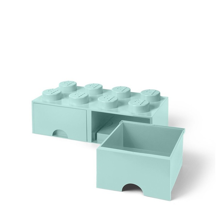 LEGO® 40061742 Classic 4x2 türkiz fiókos tárolódoboz