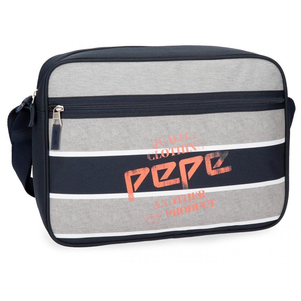 Geanta umar 38 cm cu compartimente de laptop Pepe Jeans Pierre