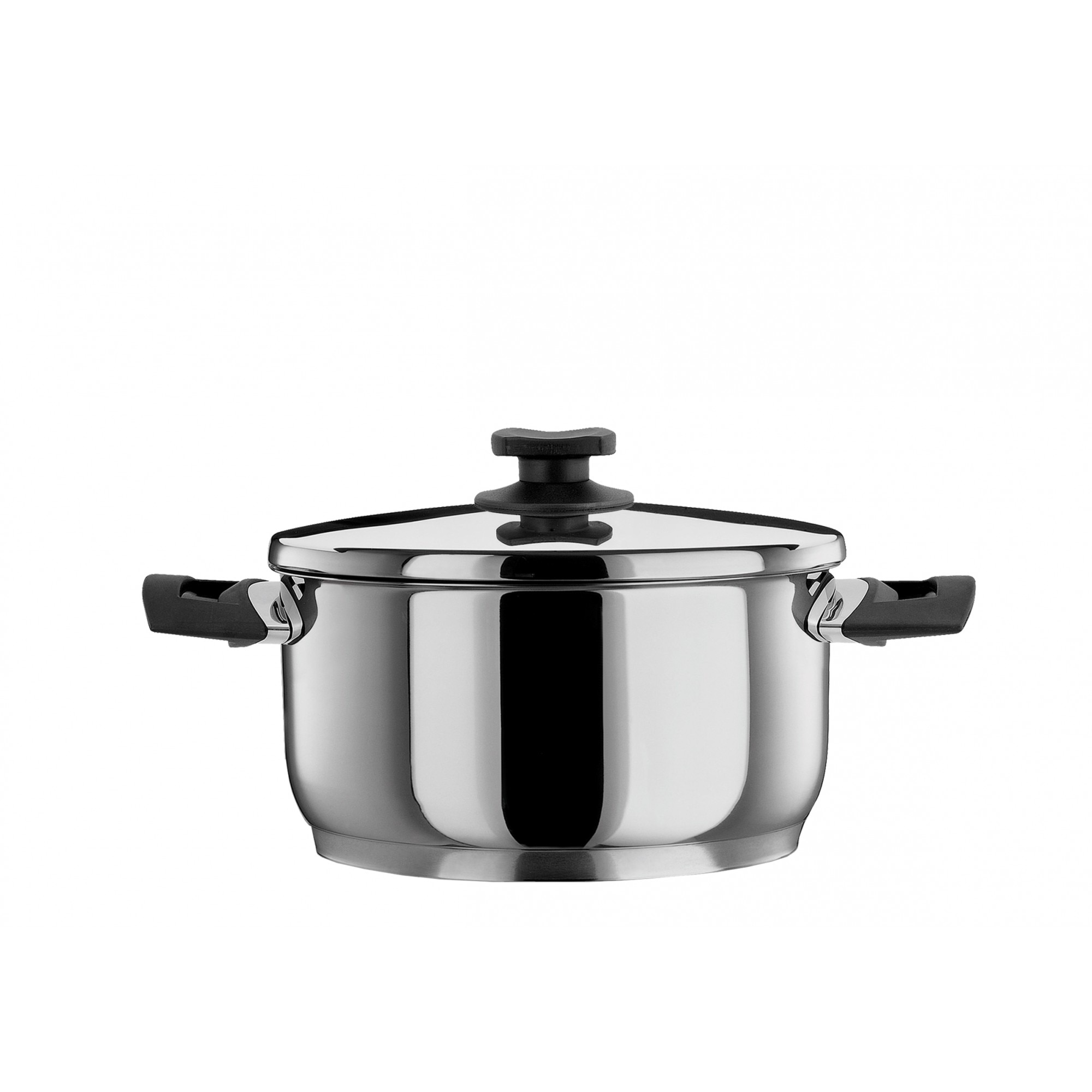 Oala din inox Pyramis CLASSIC, diametru 24cm, capacitate 5,5litri, capac din inox, potrivita pentru toate tipurile de plite