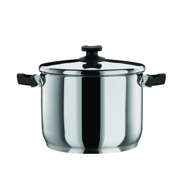 Oala inalta din inox Pyramis CLASSIC, diametru 28cm, capacitate 11,6litri, capac din inox, potrivita pentru toate tipurile de plite Oala inalta din inox Pyramis CLASSIC, diametru 28cm, capacitate 11,6litri, capac din inox, potrivita pentru toate tipurile de plite