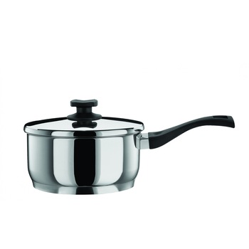 Oala din inox Pyramis CLASSIC, cu un singur maner, diametru 18cm, capacitate 2litri, capac din inox, potrivita pentru toate tipurile de plite Oala din inox Pyramis CLASSIC, cu un singur maner, diametru 18cm, capacitate 2litri, capac din inox, potrivita pentru toate tipurile de plite