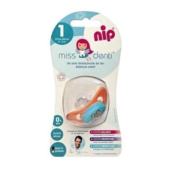 Suzeta Miss Denti marimea 1 (fara dinti) 0-6 luni, nip 31800 Suzeta Miss Denti marimea 1 (fara dinti) 0-6 luni, nip 31800