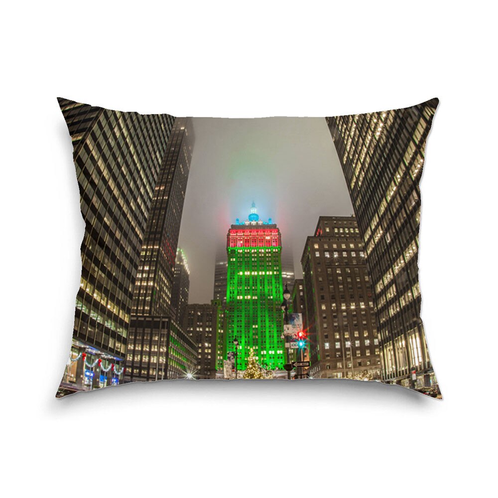 Perna decorativa Craciunul la New York 40 x 60 cm
