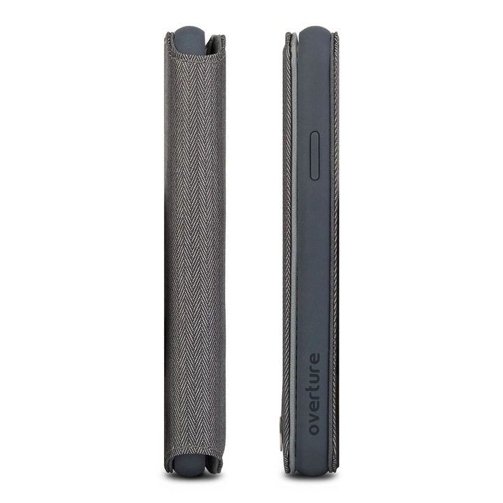 Moshi Overture Flip védőtok Apple iPhone XS Max mobiltelefonhoz, Herringbone Gray