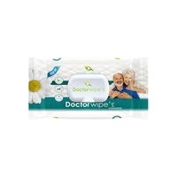 Servetele umede igienice pentru incontinenta cu capac Doctor Wipe's 25cmx22cm 72 buc