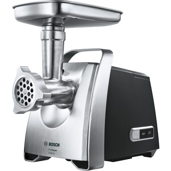 Masina de tocat Bosch MFW68640, 2200 W, 4.3 kg/min, 3 site, Accesoriu carnati si kebbe, Negru/Argintiu Masina de tocat Bosch MFW68640, 2200 W, 4.3 kg/min, 3 site, Accesoriu carnati si kebbe, Negru/Argintiu