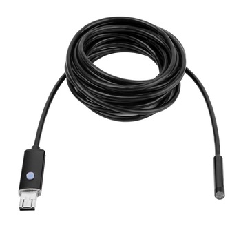 Camera endoscopica pentru telefon, 6 x LED, USB, 5 m, negru Camera endoscopica pentru telefon, 6 x LED, USB, 5 m, negru
