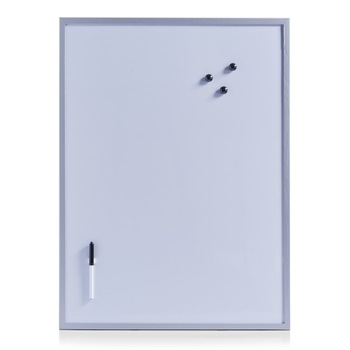 Tabla alba magnetica Zeller, 60x80 cm, Alb Tabla alba magnetica Zeller, 60x80 cm, Alb