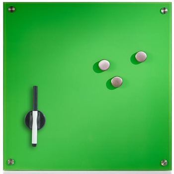 Tabla magnetica Zeller, Sticla, 40 x 40 cm, Verde Tabla magnetica Zeller, Sticla, 40 x 40 cm, Verde