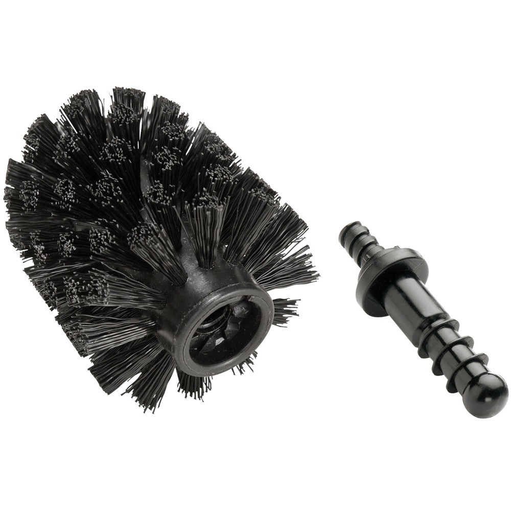 Rezerva perie de toaleta Wenko din plastic, 8.5 cm, Negru