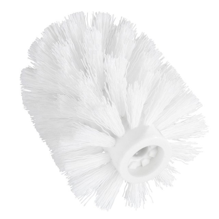 Rezerva perie WC, Negru, 7.5 cm,, Wenko - alb