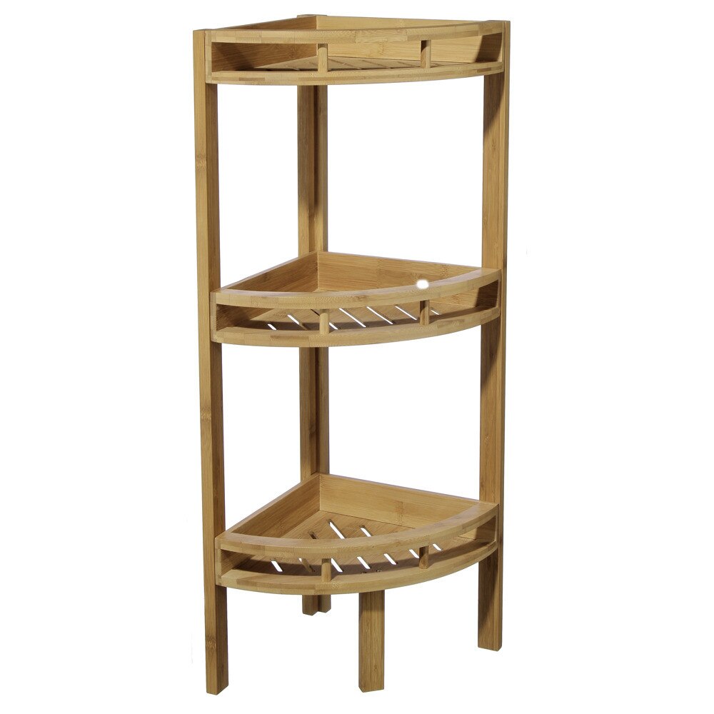 Etajera pentru baie 5five Simple Smart, 85 x 29 cm, 3 rafturi, Bej