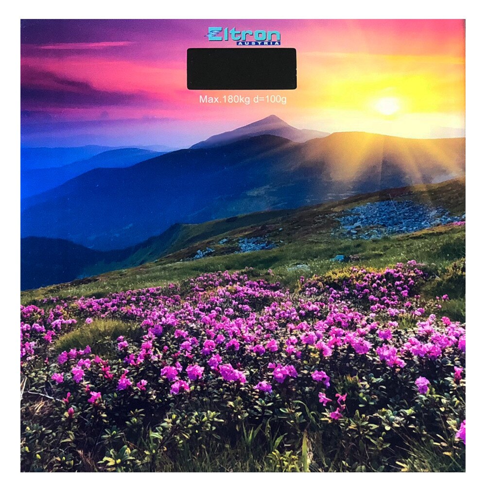 Cantar electronic Eltron 30X30 cm, capacitate 180 kg,afisaj LCD, M5