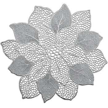 Suport farfurii Zeller Flower, 47 x 49 cm, Argintiu Suport farfurii Zeller Flower, 47 x 49 cm, Argintiu
