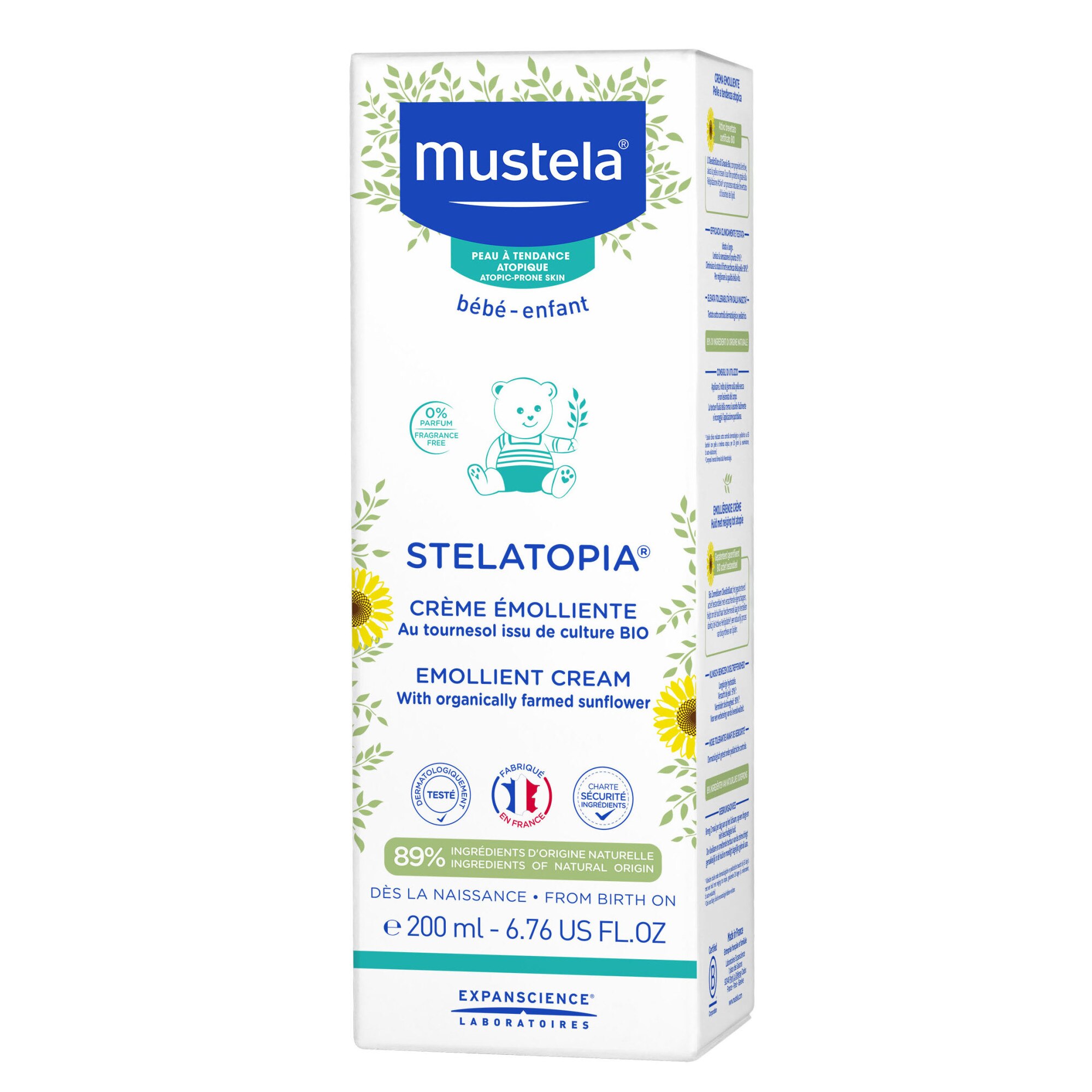 mustela stelatopia dermo pediatrie