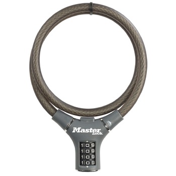 Antifurt Master Lock cablu impletit cu cifru 900 x 12mm Gri Antifurt Master Lock cablu impletit cu cifru 900 x 12mm Gri