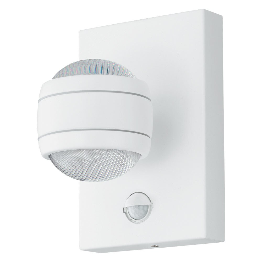 Aplica LED exterior cu senzor SESIMBA, 96022, alb, 2x3.7W, 2x280lm, 3000K, IP44