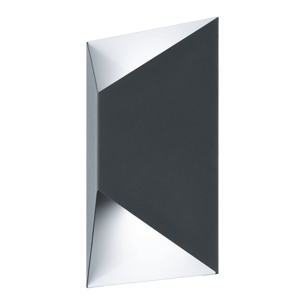 Aplica LED exterior PREDAZZO, EGLO, 93994, antracit, 2x2.5W, 2x180lm, 3000K, IP44
