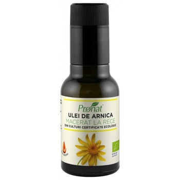 Ulei BIO de arnica macerat la rece, 100ml Ulei BIO de arnica macerat la rece, 100ml