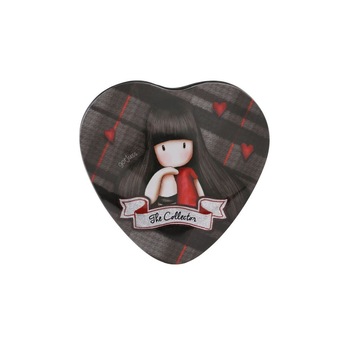Cutie in forma de inima Gorjuss Tartan, The Collector Cutie in forma de inima Gorjuss Tartan, The Collector