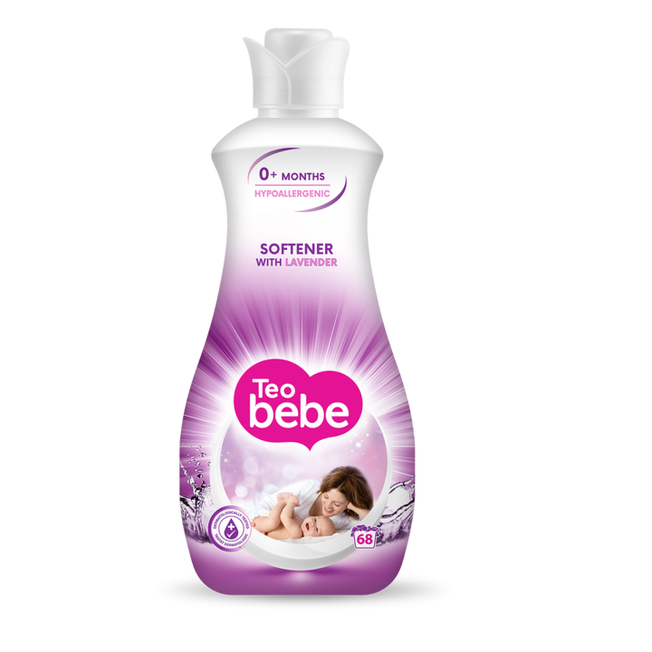 Balsam de rufe Teo Bebe Cotton Soft, 1.7 l, Lavender, 68 spalari