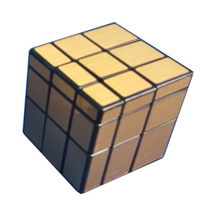 Cub 3x3x3 Mirror QiYi MoFangGe Gold