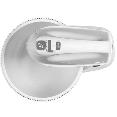 Mixer cu bol Concept SR3140, 300 W, bol rotativ, 5 viteze + Turbo, accesorii framantare, palete amestecare, Alb