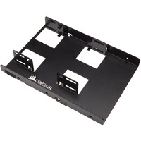 Adaptor SSD/HDD 2.5" la 3.5" Corsair Bracket CSSD-BRKT2, Aluminiu, Suruburi pentru montare incluse
