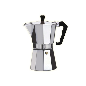 Cafetiera Espresso Floria SKYS, 6 cesti, 300 ml, Ø9 cm, aluminiu,+Set cutite 3 piese Cafetiera Espresso Floria SKYS, 6 cesti, 300 ml, Ø9 cm, aluminiu,+Set cutite 3 piese