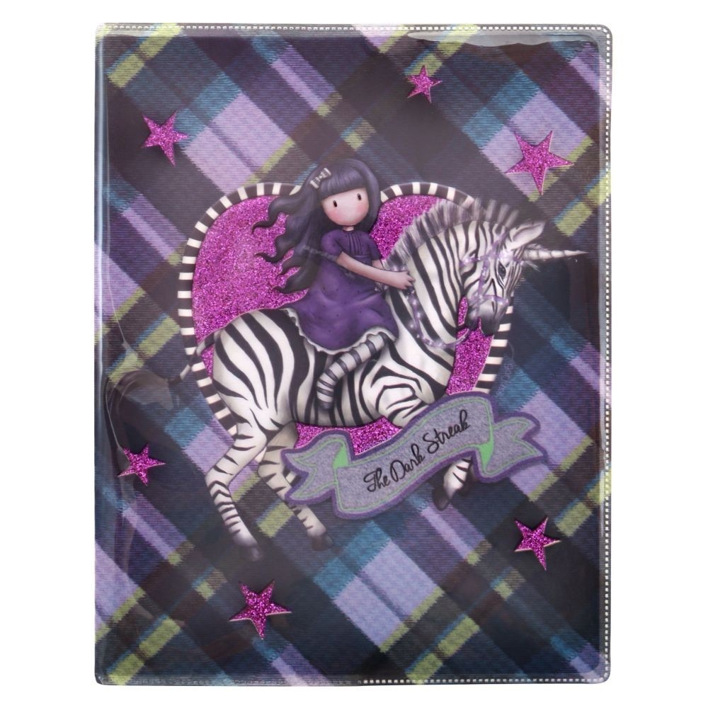 Agenda cu glitter A5 Gorjuss Tartan, The Dark Streak