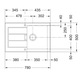 Pachet chiuveta tectonite reversibila Franke SID 611-78, 780x500 mm + Baterie monocomanda Nova Plus, cartus ceramic, Avena