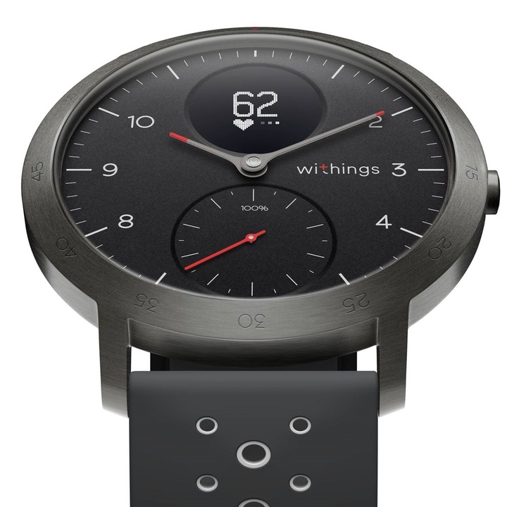 Withings Steel HR Sport (40mm) okosóra, fekete