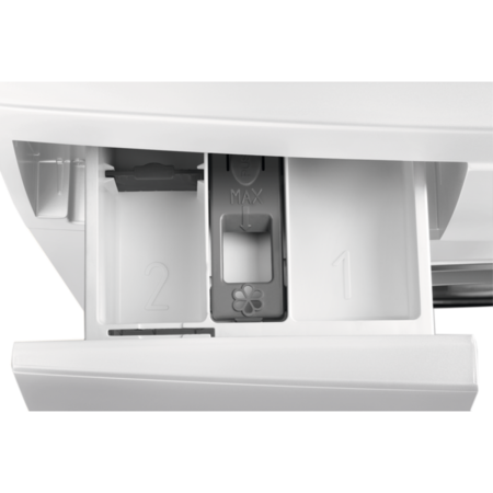 Masina de spalat rufe Electrolux EW6SN426BI, 6 kg, 1200 rpm, Clasa C, Motor Inverter, Display LED, Sensicare, TimeManager, Alb
