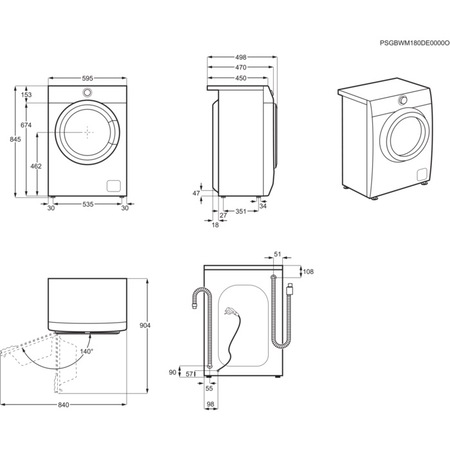 Masina de spalat rufe Slim Electrolux EW6S427W, PerfectCare600, 7 kg, 1200 RPM, Clasa A+++, 1200 rpm, LCD, Alb