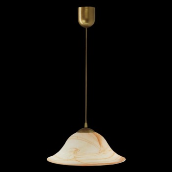 Lustra Lampex, Duna, Sticla/PVC, Bej Lustra Lampex, Duna, Sticla/PVC, Bej