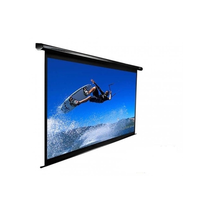 Проекторен екран 100" Elite Screens Electric Spectrum 100H, 221.5 х 124.5 cm, 16:9, Черен
