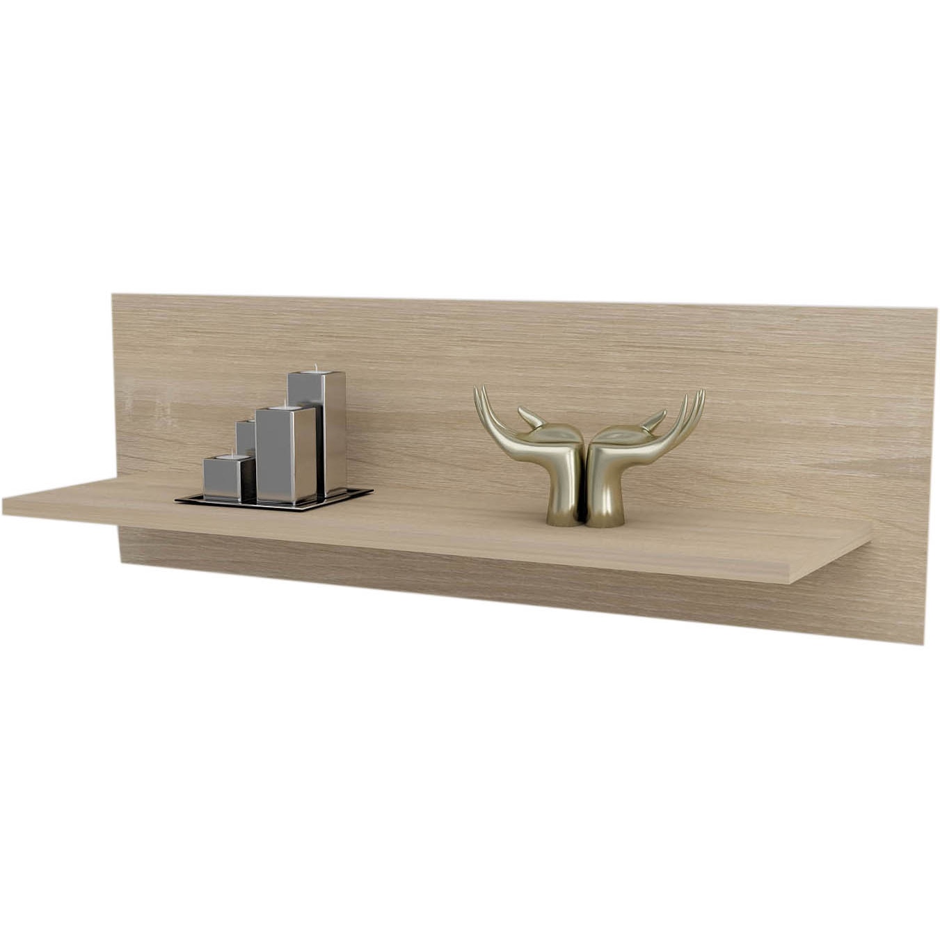 Etajera Suspendata Sani Cate 90x26x30 cm, Stejar Sonoma