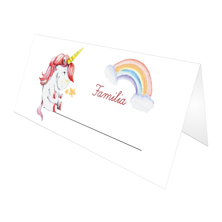 Plic bani botez unicorn