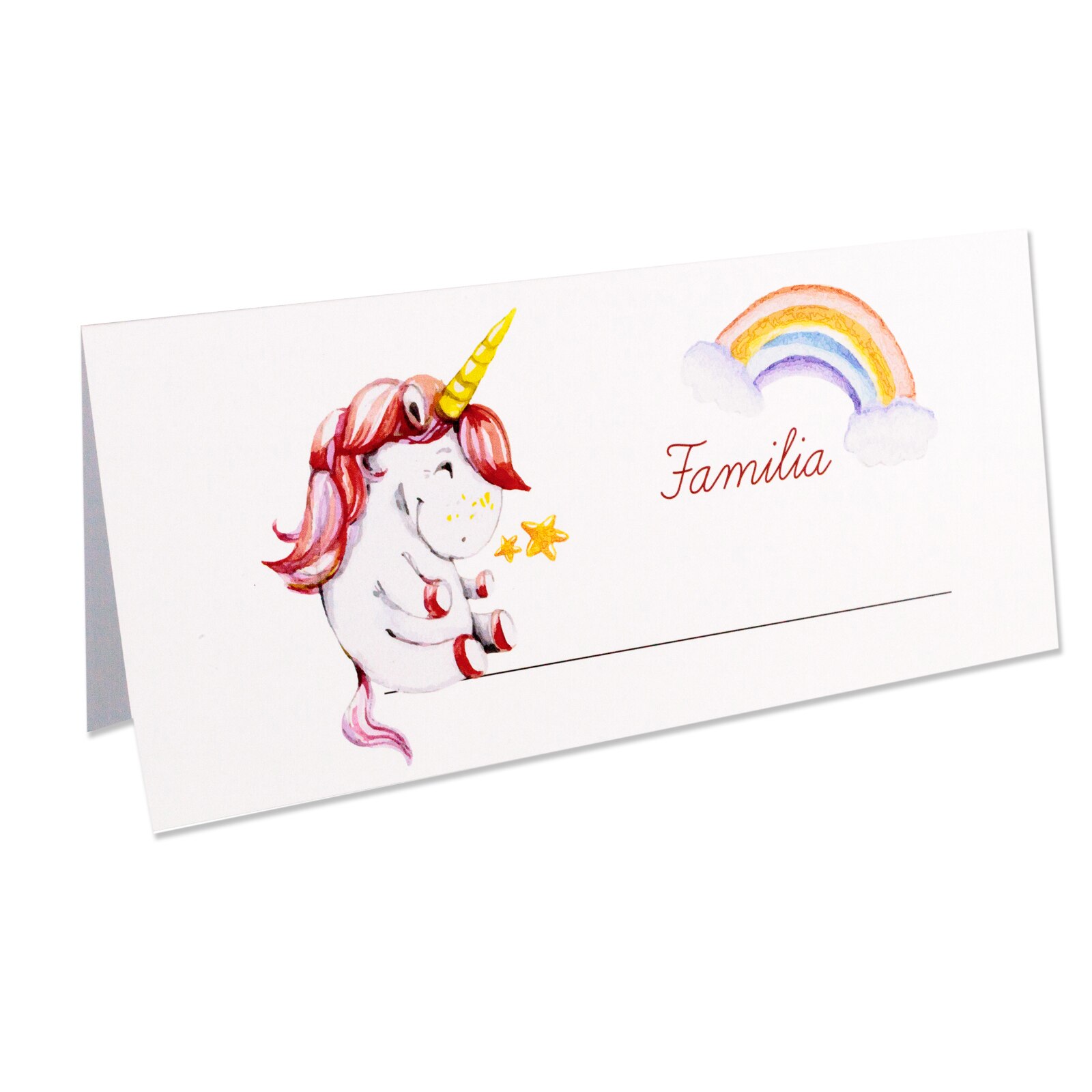 Plic bani botez unicorn