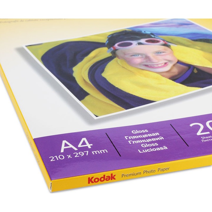 Фото хартия Kodak lucioasa A4, 230 гр, 20 листа