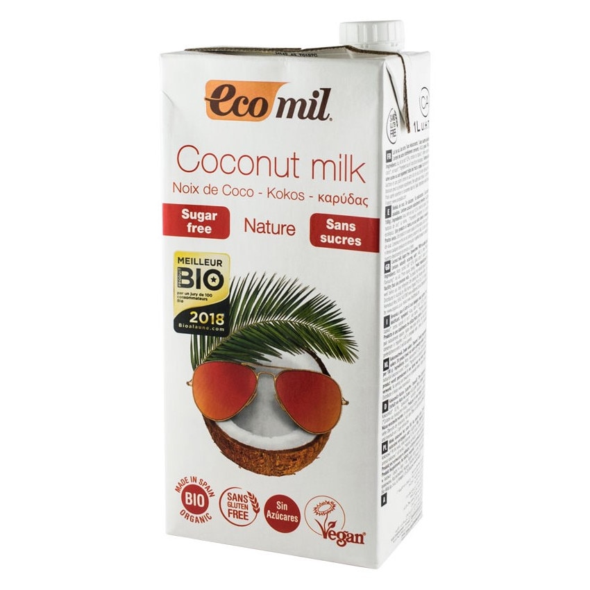 Bautura vegetala BIO de cocos, fara zahar 1L