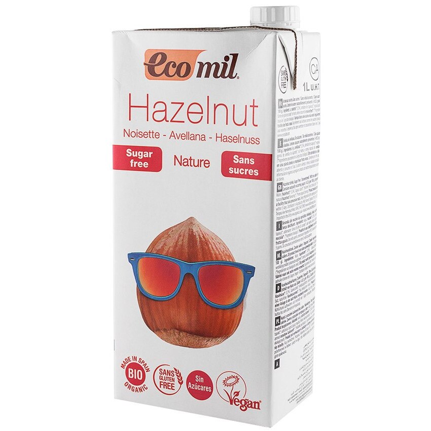 Bautura vegetala BIO din alune, fara zahar - Nature, 1L