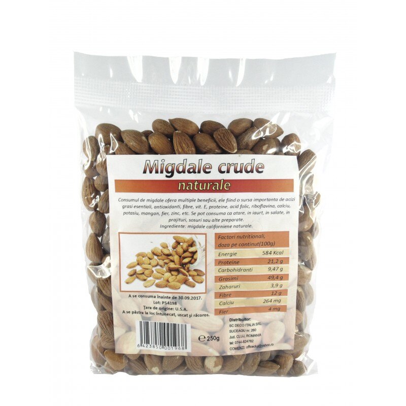 Migdale californiene 250 g